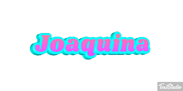 Joaquina Efecto de texto