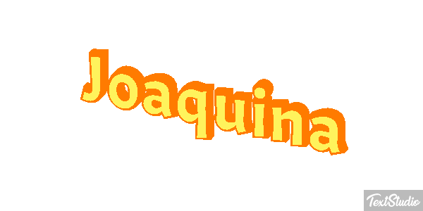 Joaquina Efecto de texto