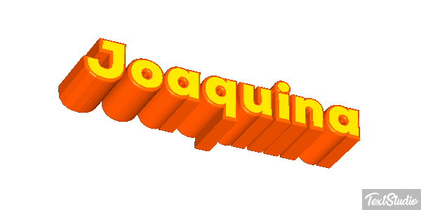 Joaquina Efecto de texto