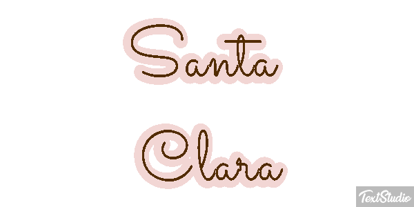 Santa Clara Efekt tekstowy