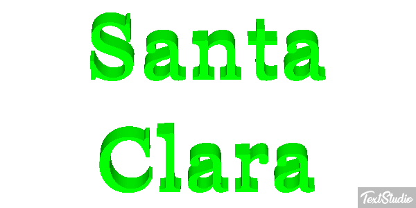 Santa Clara Efekt tekstowy