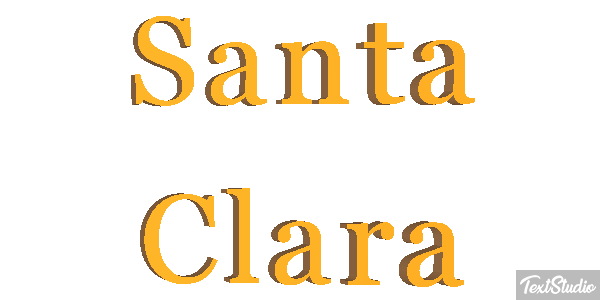 Santa Clara Efekt tekstowy