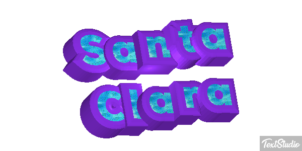 Santa Clara Efekt tekstowy