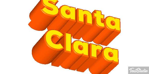 Santa Clara Efekt tekstowy