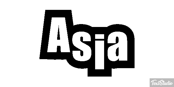 Asia Text effect