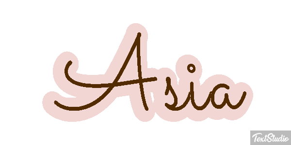 Asia Text effect