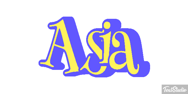 Asia Text effect