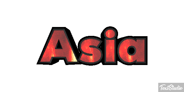 Asia Text effect