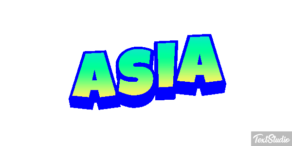 Asia Text effect