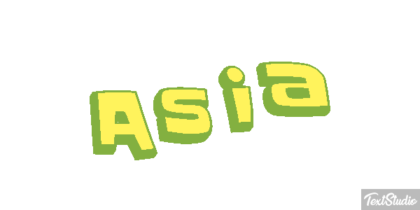 Asia Text effect