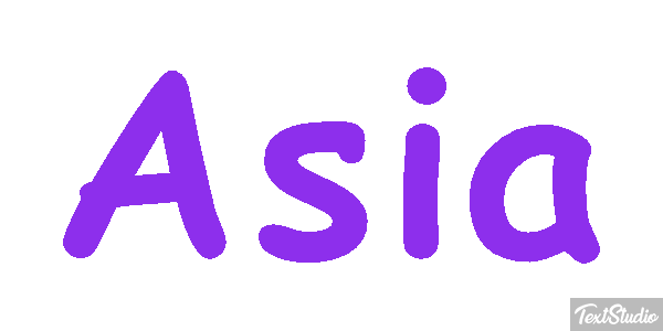 Asia Text effect