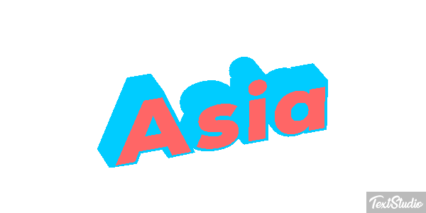 Asia Text effect