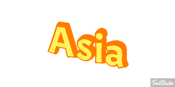 Asia Text effect