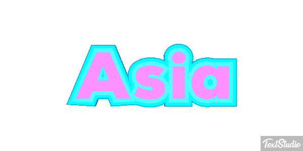 Asia Text effect