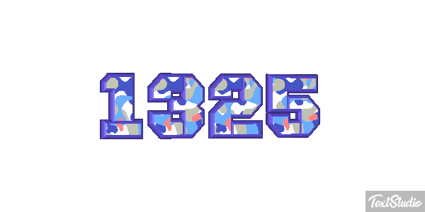 1325 Text effect