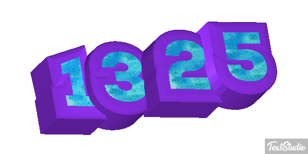 1325 Text effect