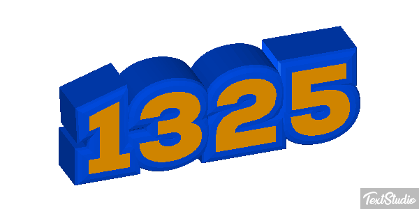 1325 Text effect