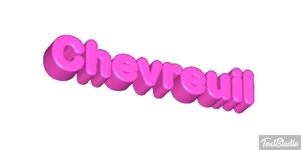 Chevreuil Efecto de texto