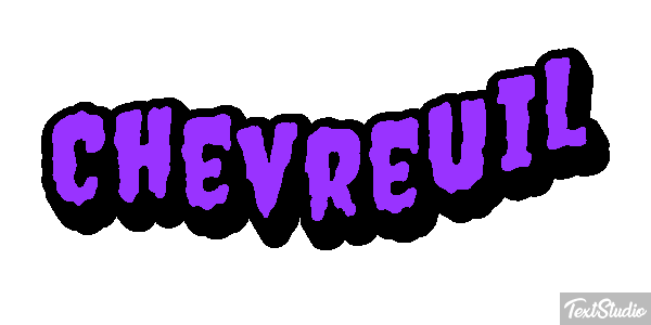 Chevreuil Efecto de texto