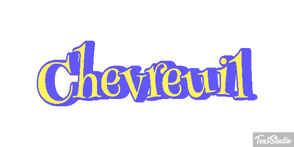 Chevreuil Efecto de texto