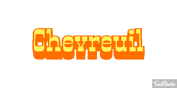 Chevreuil Efecto de texto