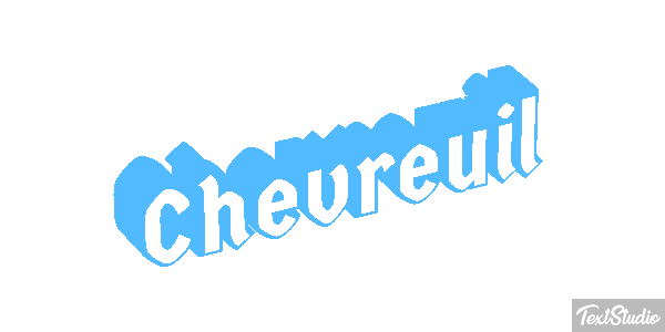 Chevreuil Efecto de texto