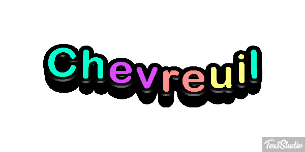 Chevreuil Efecto de texto
