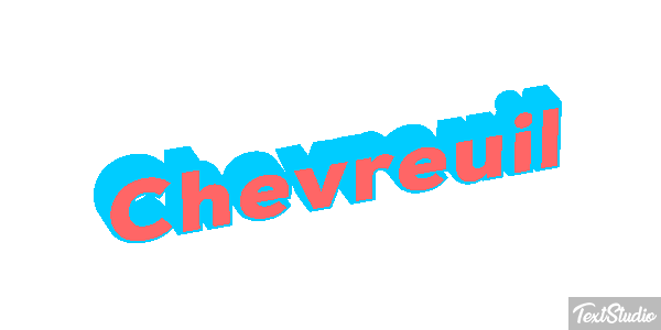 Chevreuil Efecto de texto