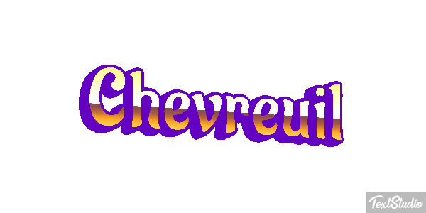 Chevreuil Efecto de texto