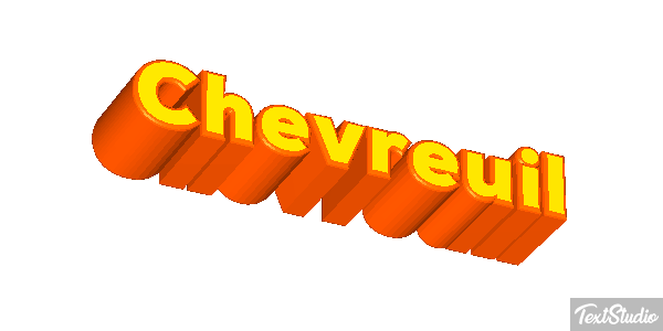 Chevreuil Efecto de texto