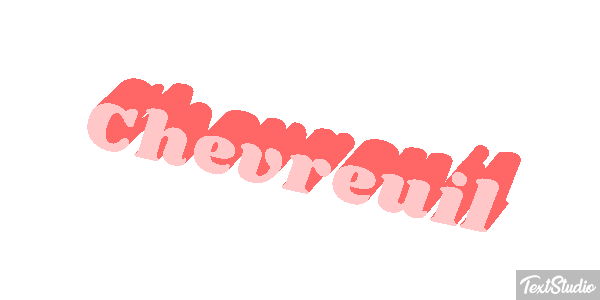 Chevreuil Efecto de texto