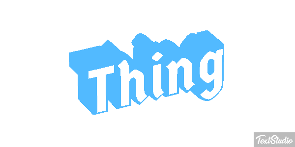 Thing Efekt tekstowy