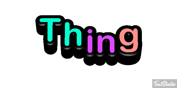 Thing Efekt tekstowy