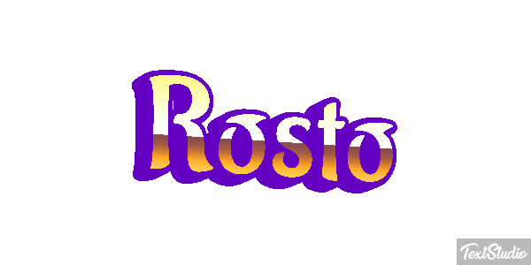 Rosto Text effect
