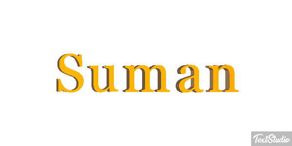 Suman Text effect