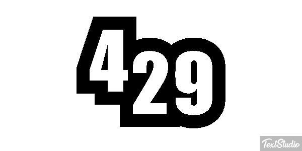 429 Текстовый эффект