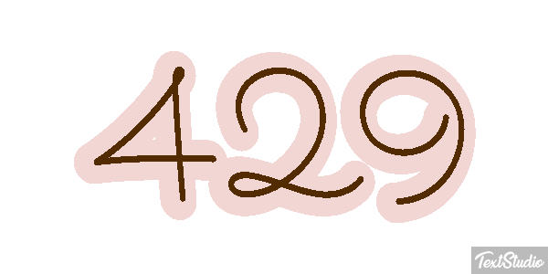 429 Текстовый эффект