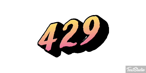 429 Текстовый эффект
