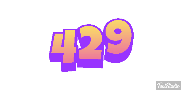 429 Текстовый эффект