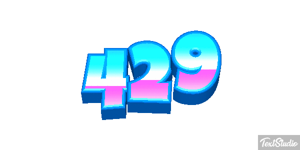 429 Текстовый эффект
