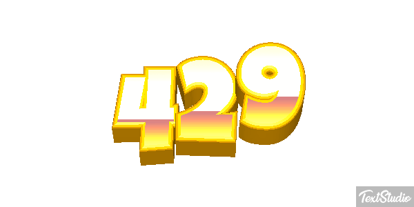 429 Текстовый эффект
