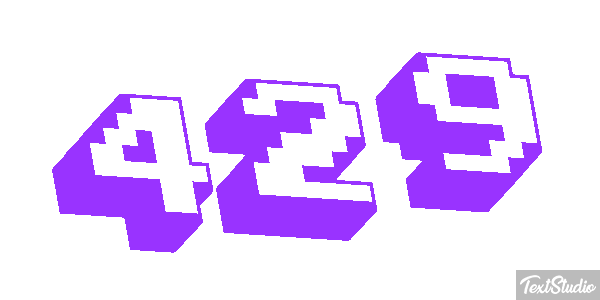 429 Текстовый эффект