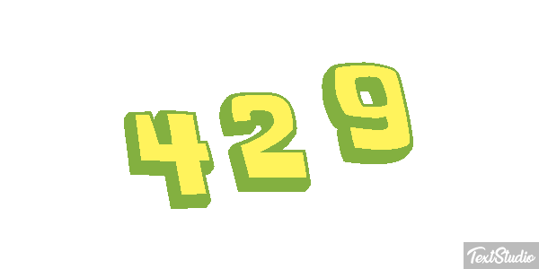 429 Текстовый эффект