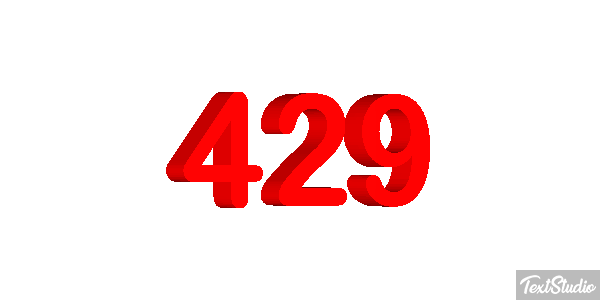 429 Текстовый эффект