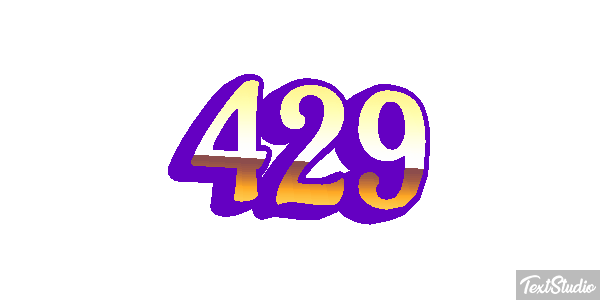 429 Текстовый эффект