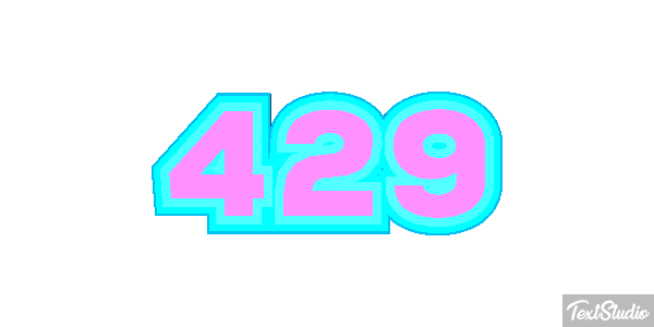 429 Текстовый эффект