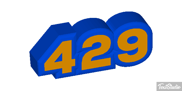 429 Текстовый эффект