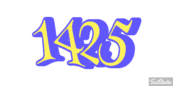 1425 Текстовый эффект