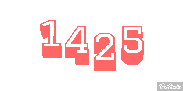 1425 Текстовый эффект
