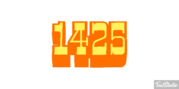 1425 Текстовый эффект